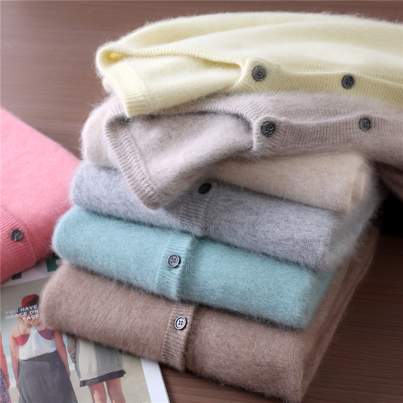 Thermal Long John - Nuove donne 100% visone maglione di
